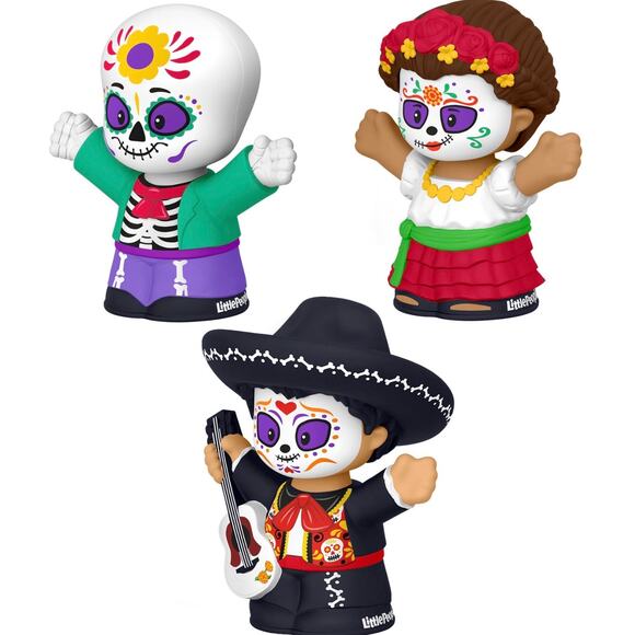 Fisher Price - Little People Collector Dia De Muertos 3-Pack NEW - Picture 3 of 3
